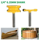 Фреза для резьбы по дереву, хвостовик 14 дюйма, 6,35 мм, 2 шт.компл.