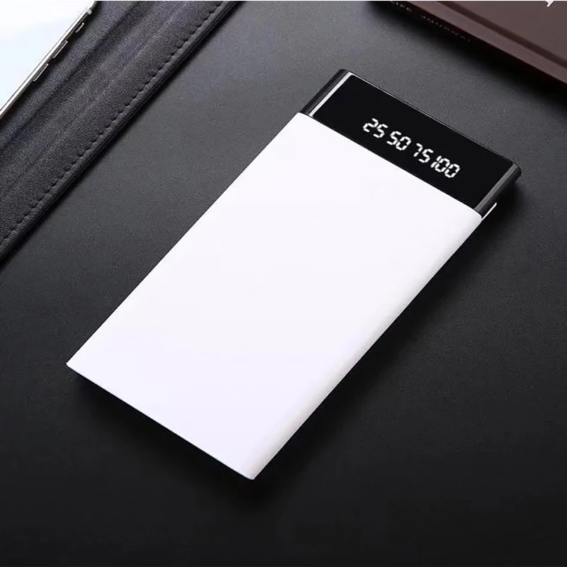 Мобильная мощность 20000mAh двойной USB портативный ЖК банк питания Внешнее зарядное