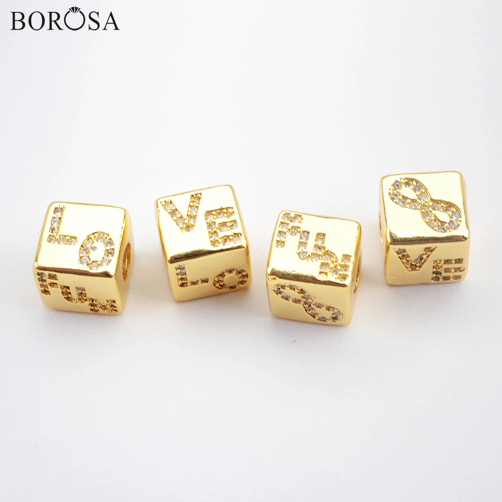 Специальные металлические бусины BOROSA для изготовления ювелирных изделий из