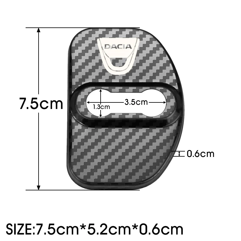4 шт. чехол из углеродного волокна для стайлинга автомобиля крышка замка