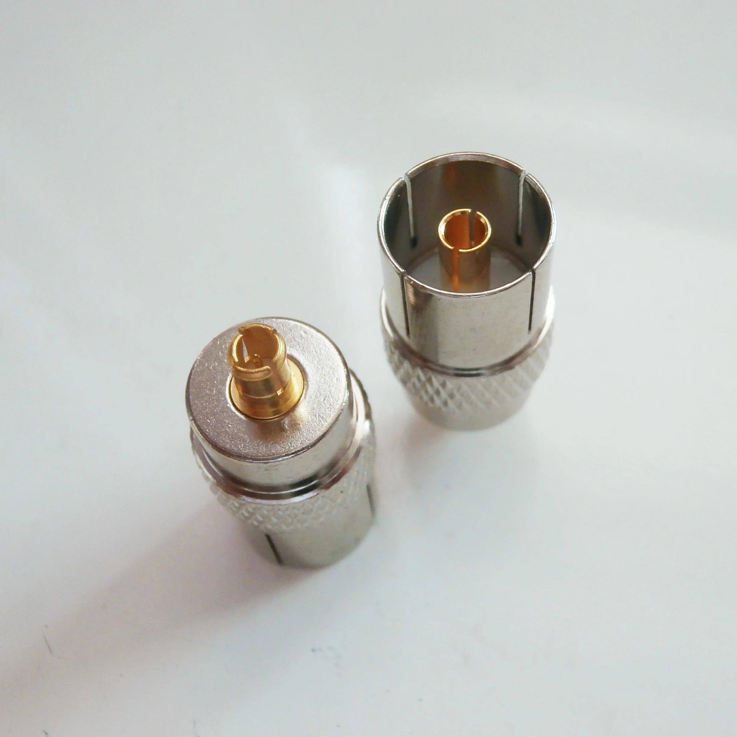 1pce IEC DVB-T TV PAL Female jack к MCX Male штекер RF адаптер соединителя 75 Ом