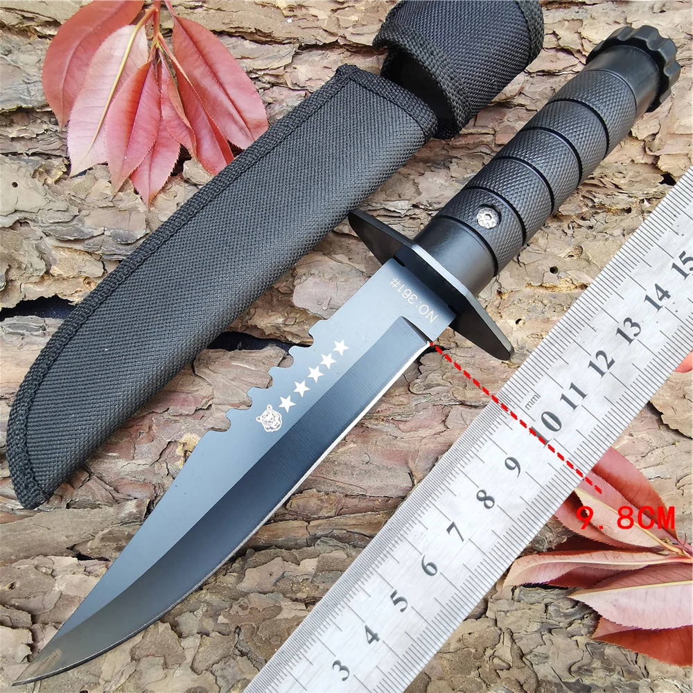 Outdoor Tactical Camping Hunting Survival Pocket Fixed Blade Knife 8cr13mov Fishing Utility Rescue EDC Tool with Sheath | Инструменты