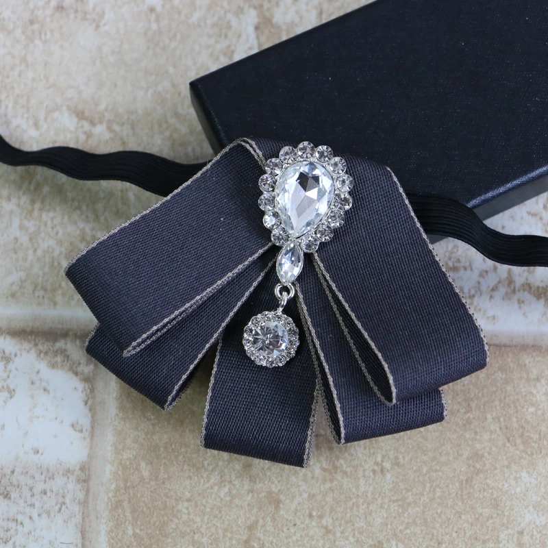 I Remiel корейский винтажный Роскошный Бриллиантовый галстук бабочка Британский