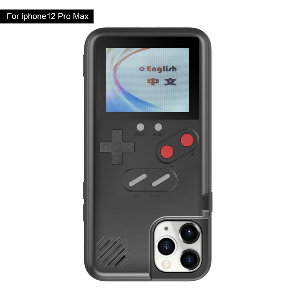 

Retro Phone Case Soft TPU Scratch Resistant Play Game Anti Drop Phone Protector Cover for iPhone 11/11pro/12/12pro