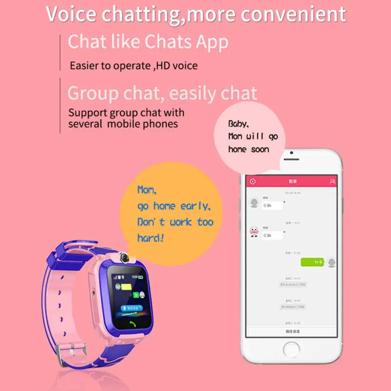 Красивые красочные Детские Смарт-часы с сенсорным экраном ударопрочный ABS