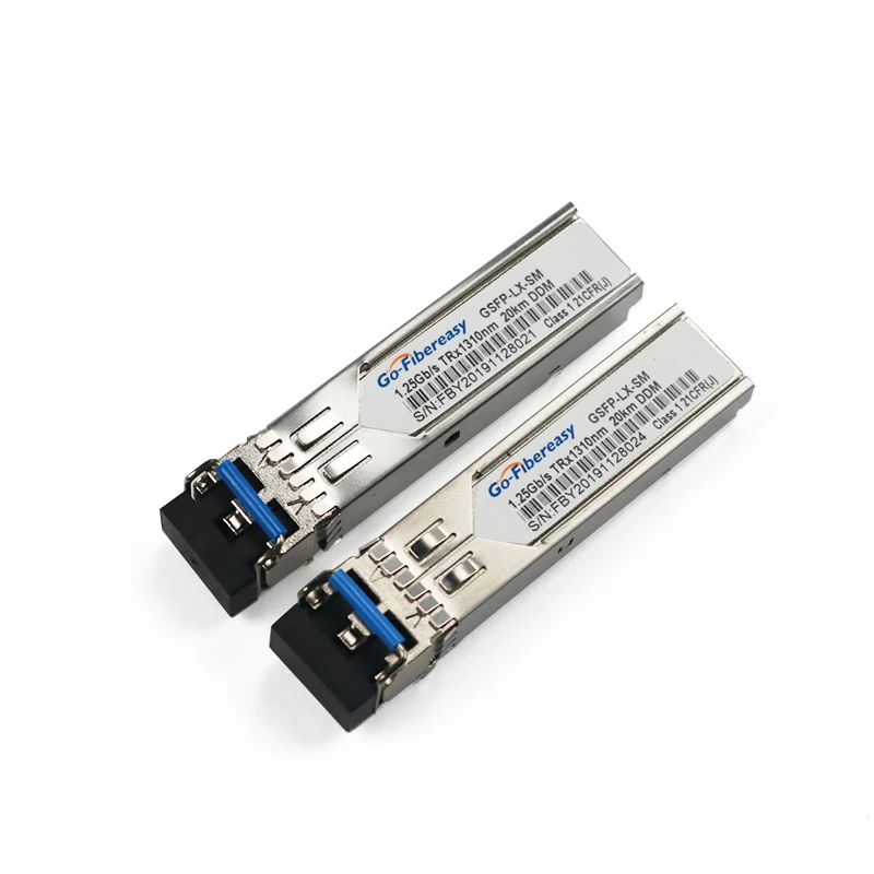 

1 Pair SFP Module BiDi 1.25G Single-mode Simplex 1310nm LX SM 20KM SFP Transceiver module DDM Function with SFP Switch Module