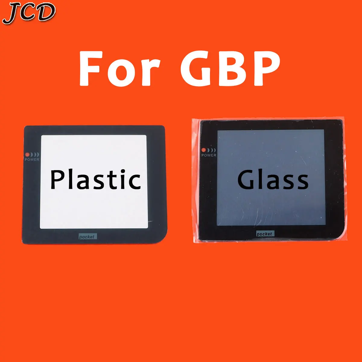 JCD пластиковая стеклянная линза для GB/GBA/GBC/GBP/GBA SP/GBL экрана Gameboy цветная защита
