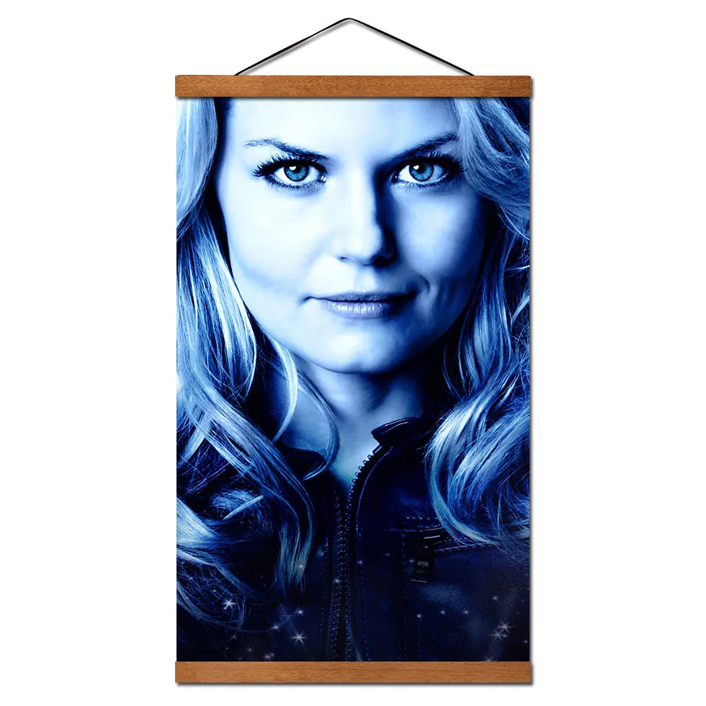 Once Upon a Time настенные художественные плакаты и принты подвесной завиток холст