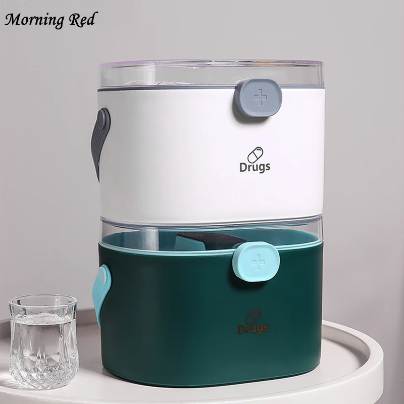 Модная медицинская коробка домашний аптечка большая портативная медицина с