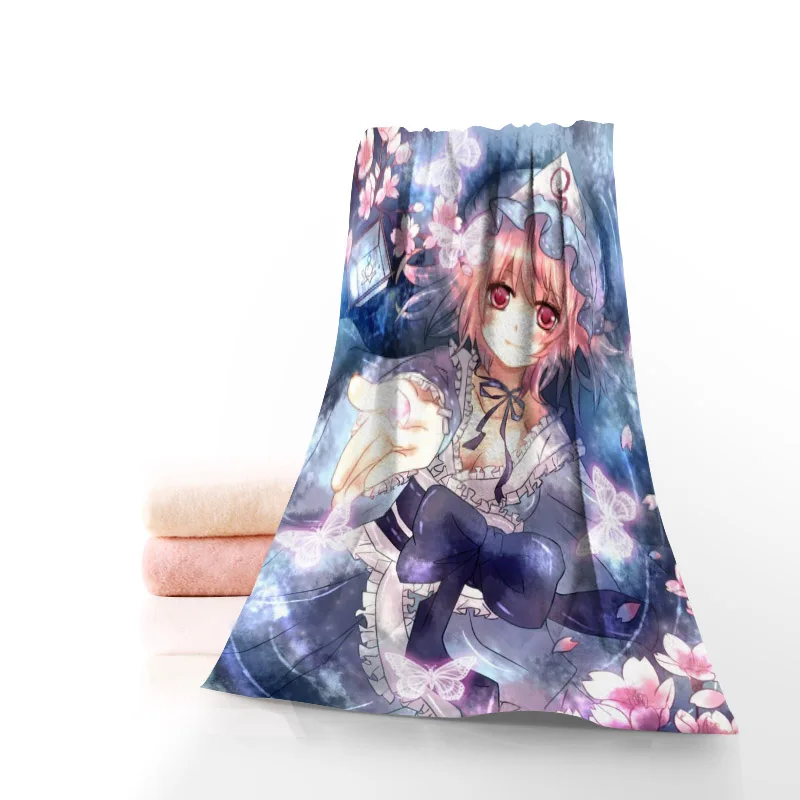 

Hot Sale Custom Saigyouji Yuyuko 35x75cm Fitness Sports Towel Portable Quick-drying Towel Yoga Outdoor Microfiber Sports Towel