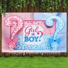 Виниловый фон для фотосъемки мальчиков и девочек, реквизит для студийной съемки, с изображением пола, розового и синего цвета, для вечеринки в честь Дня Рождения