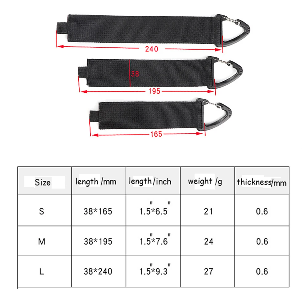 Карабины для хранения 8 шт./компл. треугольные пряжки практичный тяжелый