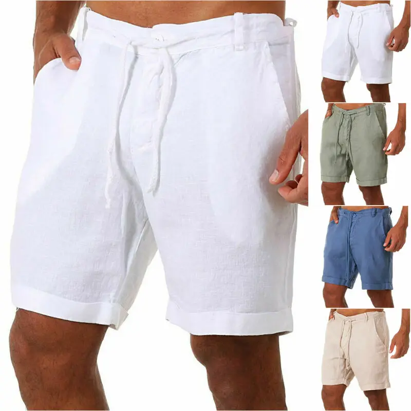 Мужские трусы шорты однотонные брюки кэжуал Цвет на шнуровке Спортивные штаны