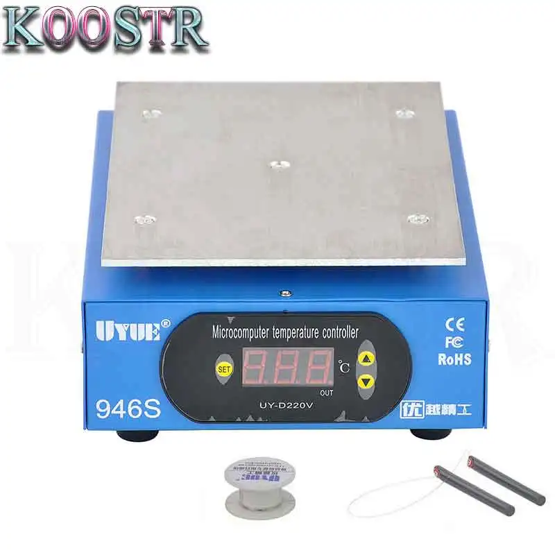 B UYUE Preheat станция 946s 220V 400W нагревательная пластина для телефона машина-сепаратор с ЖК-экраном подогреватель Цифровая Платформа термостата - Цвет: B