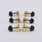 GuitarFamily 3R-3L гитарные головки тюнеры Золото (металлическая кнопка) Сделано в Корее