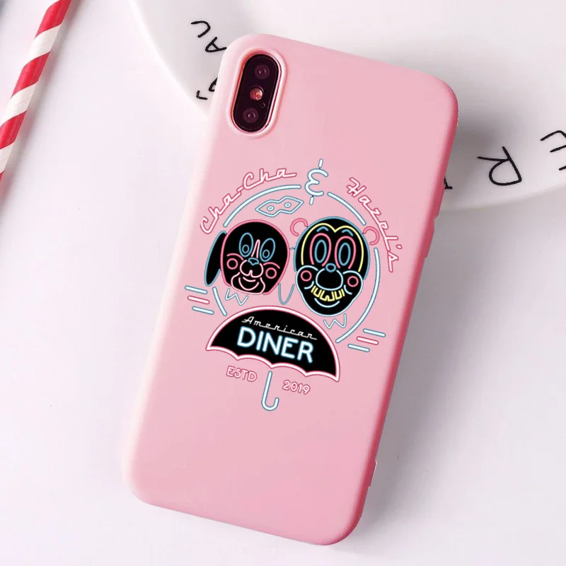 Чехол для телефона Umbrella Academy мягкий розовый чехол из ТПУ iPhone X XR XS Max 11 11Pro ProMax 8 8Plus 7