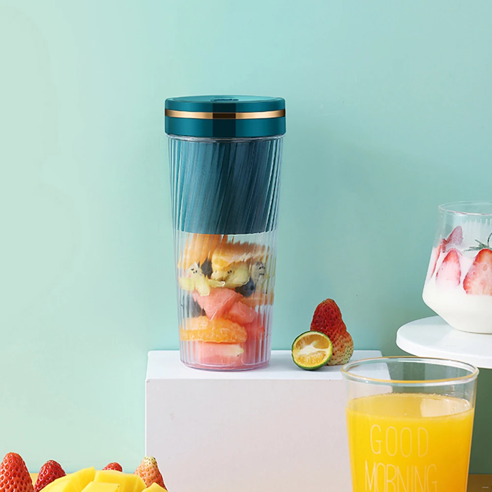 

Portable Juicer Blender USB Rechargeable Electric Food Smoothie Processor Mixer Maker Machine Handheld Personal Fruit Squeezer