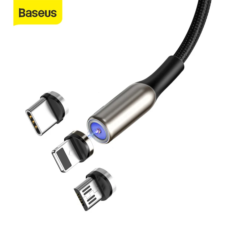 

Baseus Magnetic USB Cable With lightning for Samsung Cable 2A Micro USB Type C Magnet Cable Cord Wire Charge for Huawei For iP