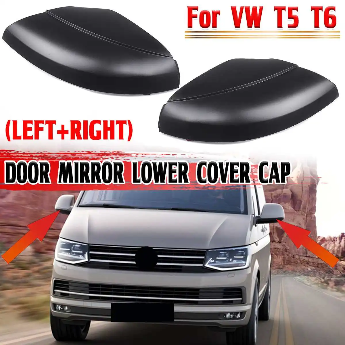 

2 шт., чехол для зеркала заднего вида VW T5 T6