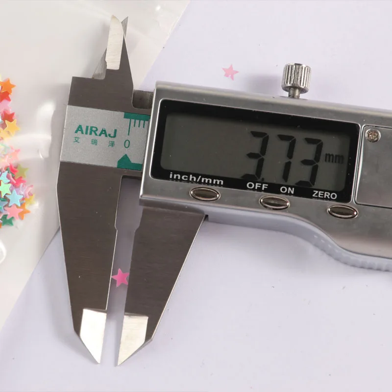 2 7-5 3 мм волшебный цвет пентаграмма звезда Блестящие Блестки цветные яркие