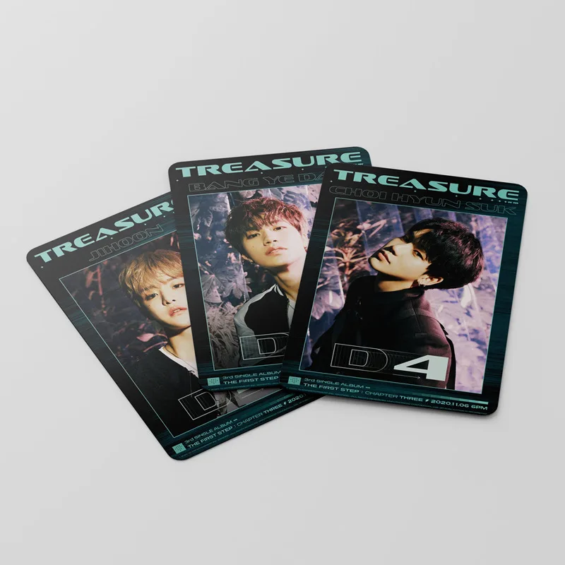

54Pcs/Set New TREASURE Poster Lomo Cards Fashion Photo Postcard Kawaii Stationery Gift