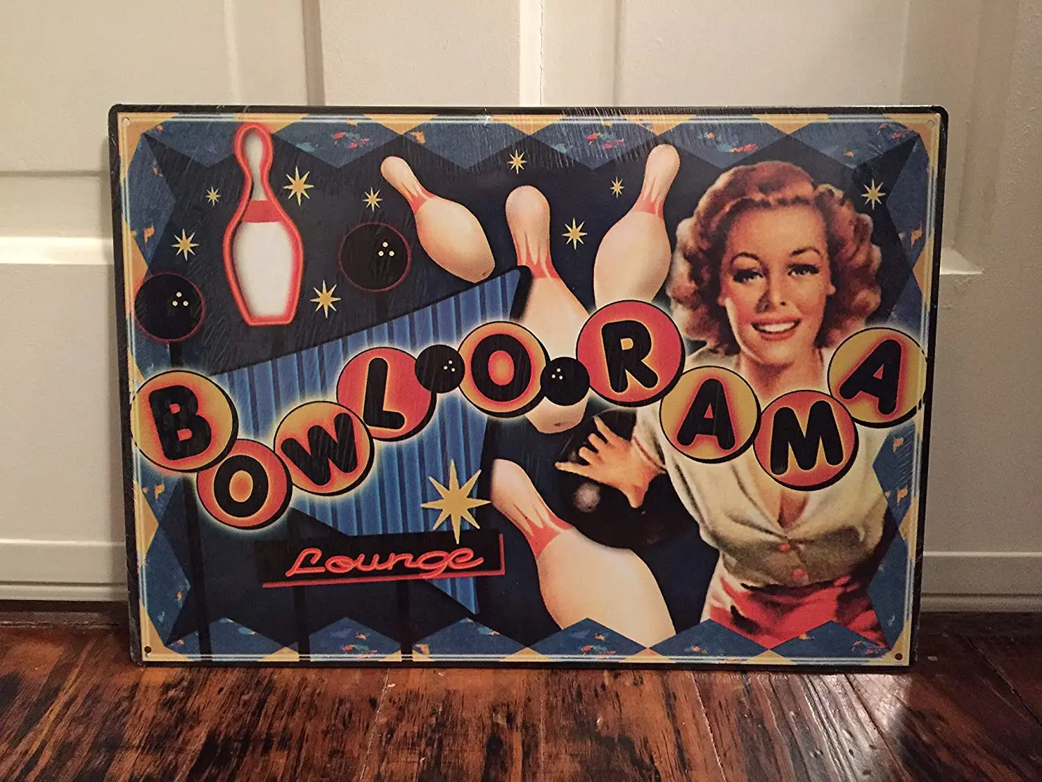 

Diuangfoong Bowl O Rama Vintage Reproduction Metal Sign 12" x 8"