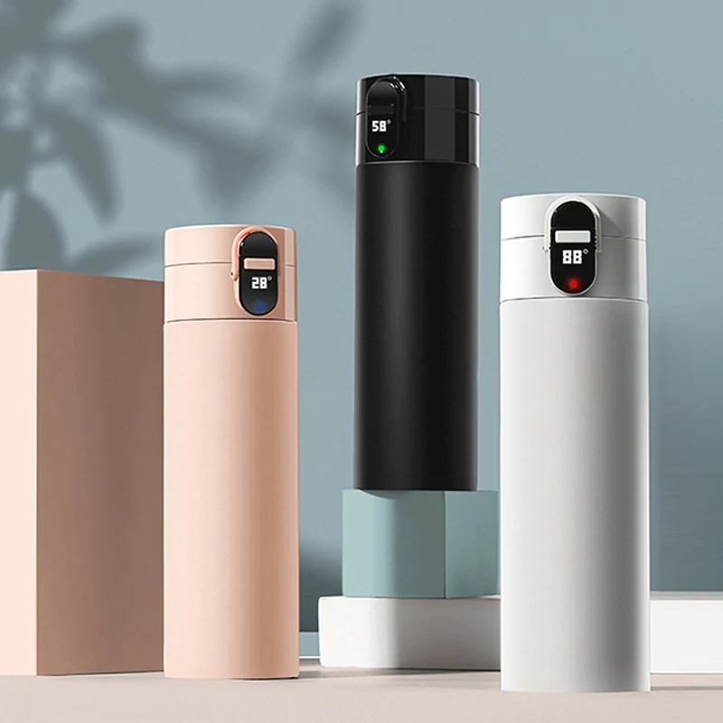 320 мл термосы Умная бутылка из нержавеющей стали Термос наружная температура