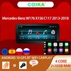 Автомобильное радио Carplay Android 10,0 для Mercedes-benz A CLA GLA W176 W117 X156 GPS Navi Google WIFI BT 2 + 32 Гб RAM IPS Touch