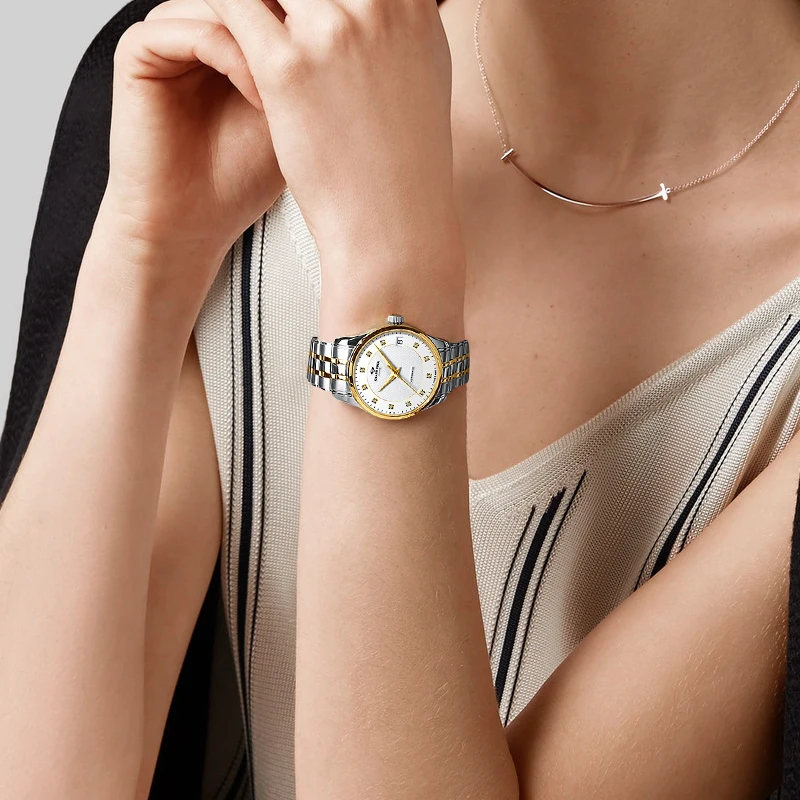 Мужские часы GRAND PRIX водонепроницаемые механические наручные для женщин