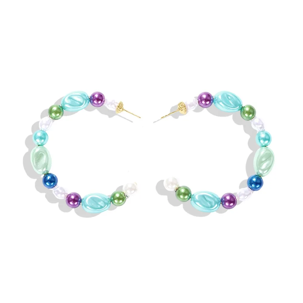 Miwens Bauble Bar Роскошные Жемчужные Серьги-кольца для женщин 31 тип очаровательный с жемчугом эффектные круглые серьги вечерние висячие украшения макси