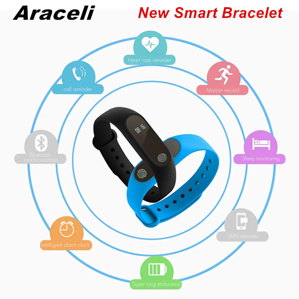 Новый умный браслет с напоминанием Bluetooth Смарт часы фитнес трекер сна Hey