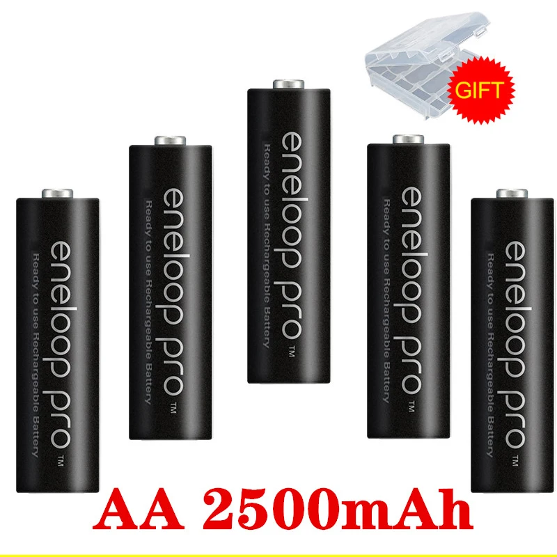 Оригинальная батарея Pro AA 2500mAh 1 2 V Ni MH игрушка фонарик для камеры предварительно