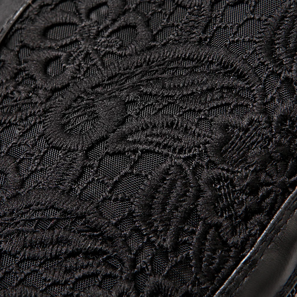 Женские летние сапоги до колена на танкетке привлекательные сетчатые длинные