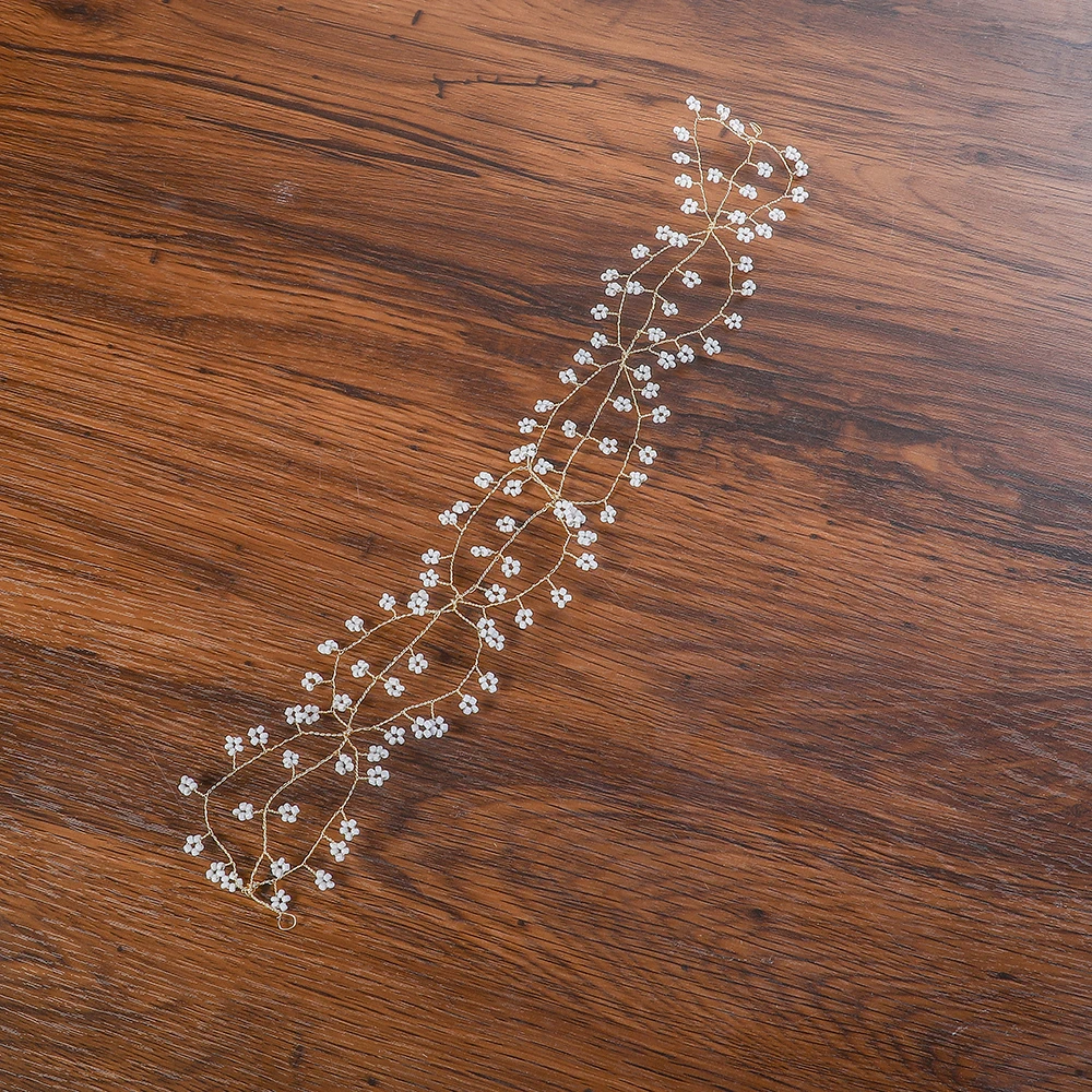 

Beads Wedding Party Ladies Hair Accessories Handmade Bridal Tiara Hair Accessories