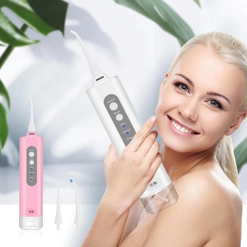 

Electric Oral Irrigator Usb Rechargeable Water Line 220ML Waterproof Scaler
