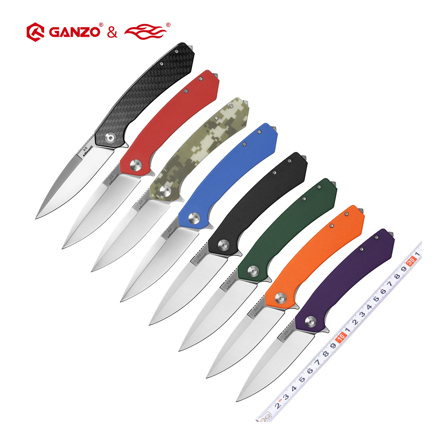 Складной нож Adimanti от Ganzo (скимбен дизайн) Firebird D2 тактический для кемпинга