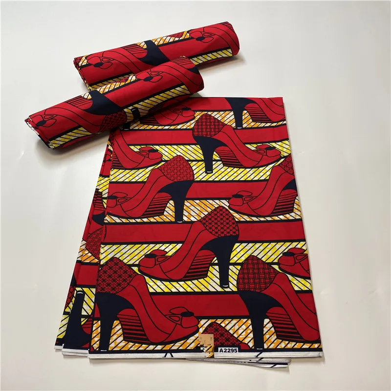 Горячая Распродажа Мода 100% из мягкого хлопка красного цвета в африканском стиле