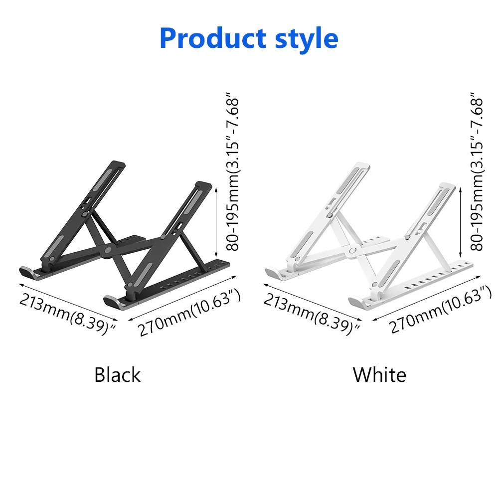 

Laptop Stand Adjustable Foldable Non-slip Notebook Tablet Riser Tray Holder Portable Stander For Ipad Macbook Protect Design