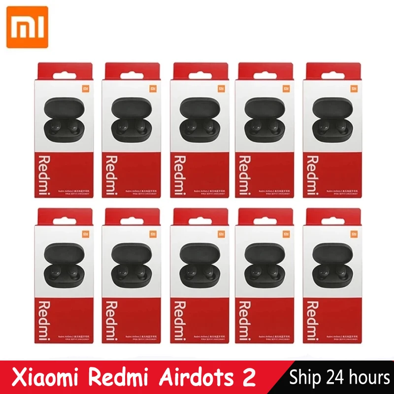 TWS наушники Xiaomi Redmi Airdots 2 с поддержкой Bluetooth 5/10/20 шт.|Наушники и гарнитуры| |