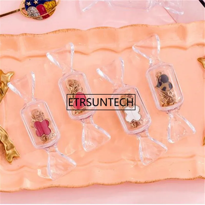 

400 шт прозрачная коробка для хранения конфет форма конфет чехол для хранения ювелирных изделий ремесло украшения упаковки дисплей коробки