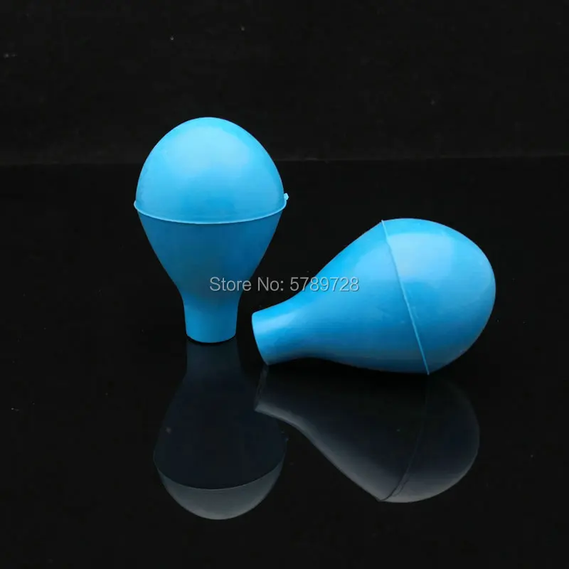 5pcs Laboratory pipette blue suction ball, rubber latex cap suitable for glass scale suction pipe 5-25ml