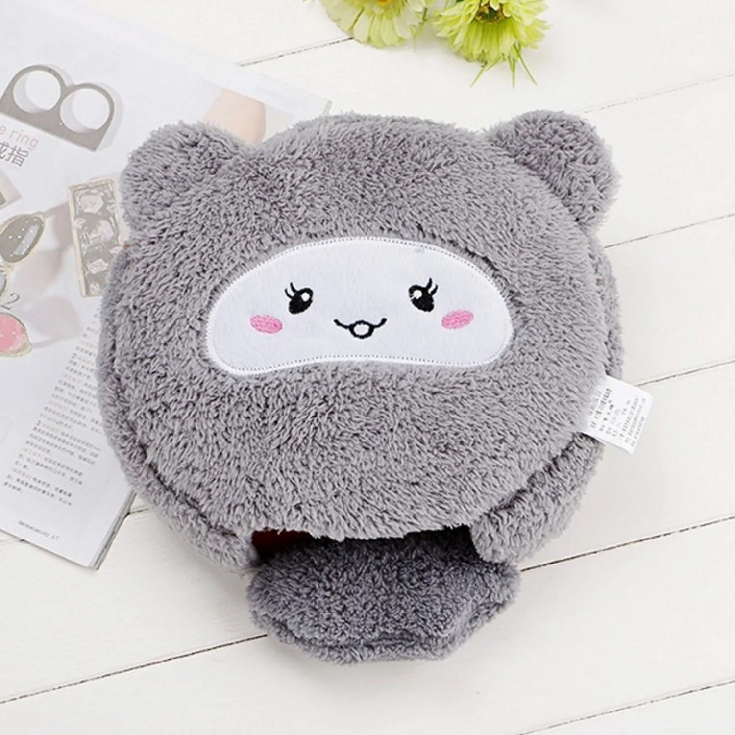 Зимний милый коврик для мыши из мультфильма мягкого плюша USB игр с подогревом