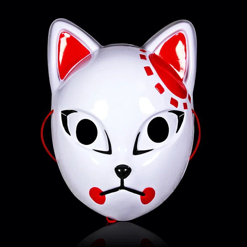 

Japanese Anime Masks Halloween Demon Slayer's Kimetsu No Yaiba Blade Rabbit Cosplay Props Peripheral Stove Door Fox