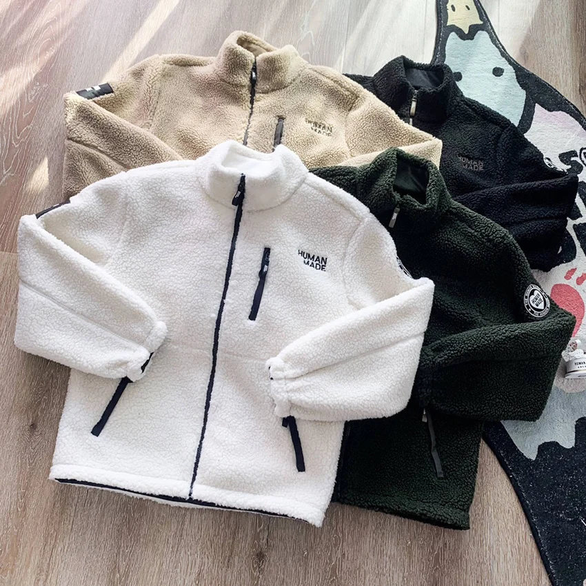 Куртка-бомбер зимняя из берберского флиса на молнии с подогревом | Мужская одежда