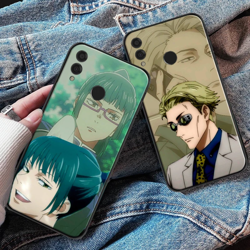 

Jujutsu Kaisen Anime Gojo Satoru Phone Case For Huawei Honor 7X 8X 8C 9 V9 9X 10 V10 10i V20 20i 30 Lite Fashion Back Cover