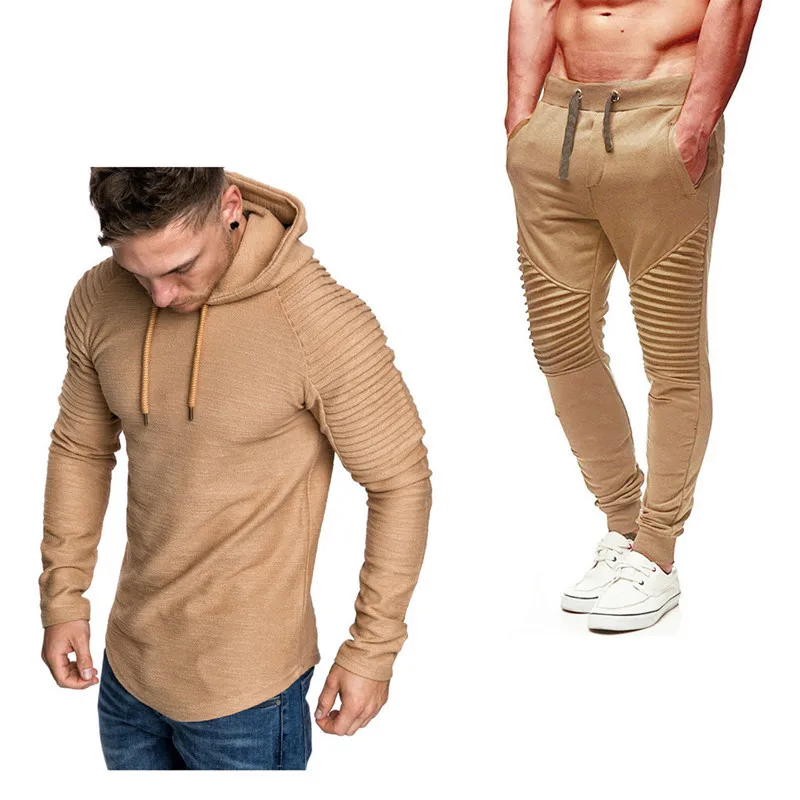 Новинка 2020 мужской повседневный костюм спортивный для фитнеса Мужская толстовка