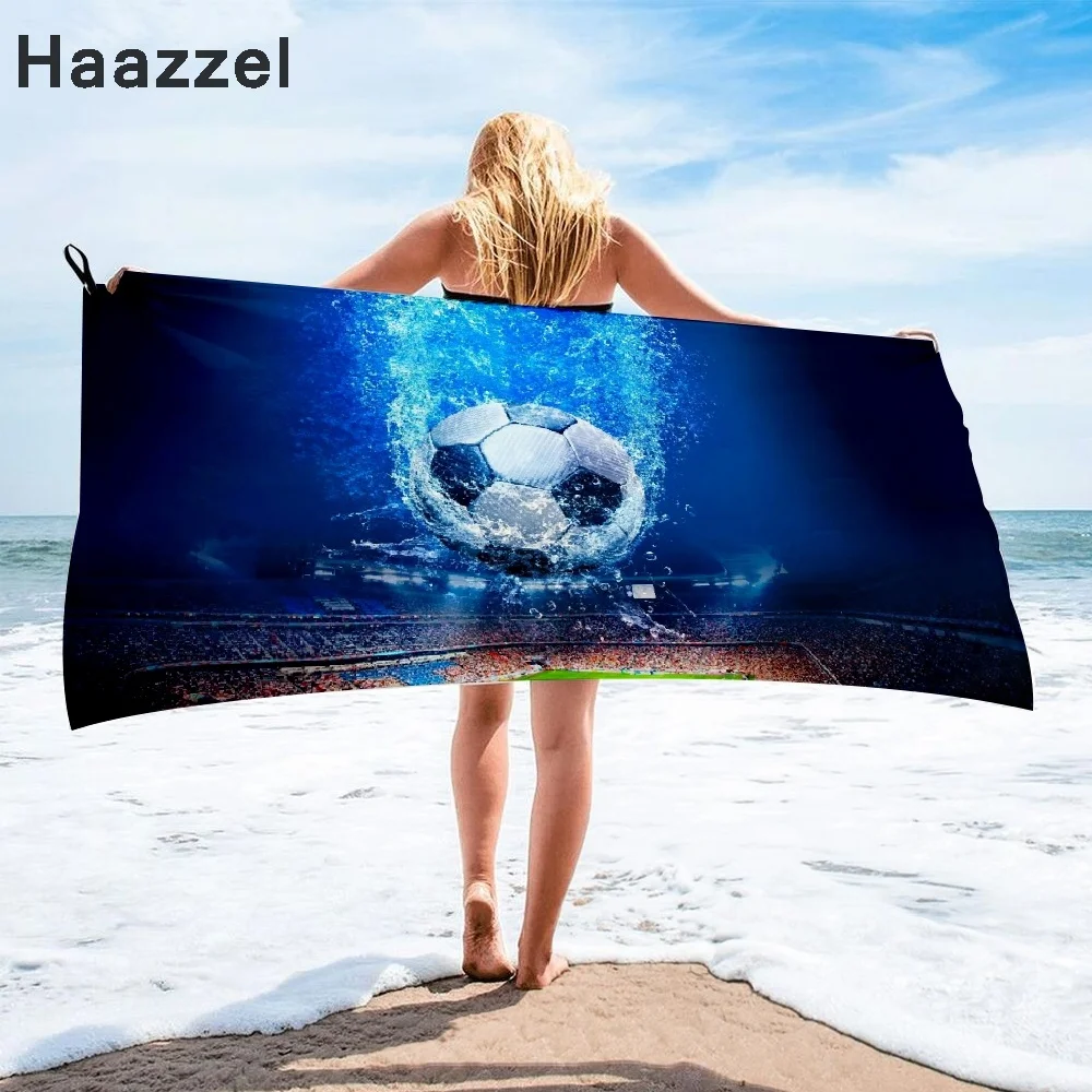 Банное полотенце из микрофибры с принтом | Спорт и развлечения