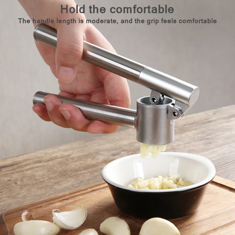

Kitchen Accessories Garlic Press Crusher Vegetables Squeezer Masher Handheld Ginger Mincer Tools Kitchen Gadgets Utensils Goods