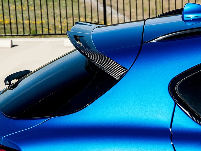 Спойлер для Alfa Romeo Stelvio задний спойлер из углеродного волокна черный багажника