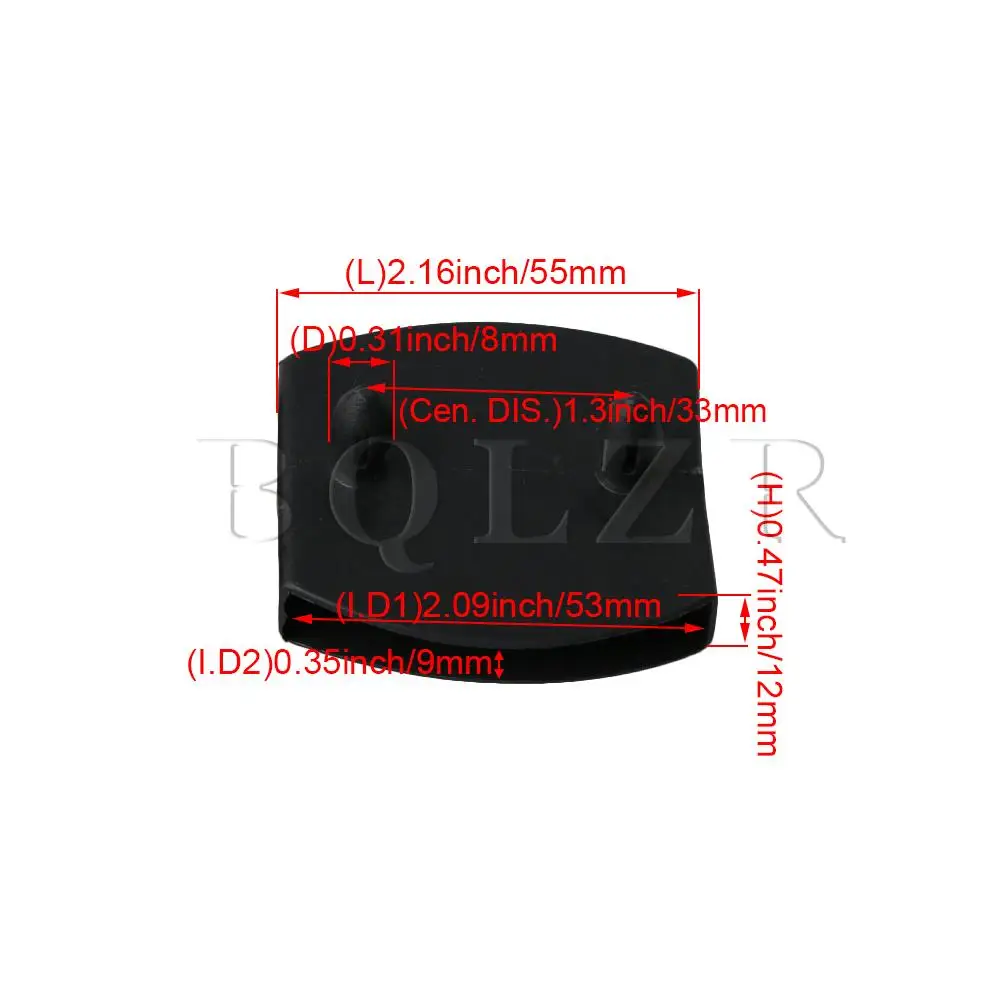 BQLZR пластиковая планка для кровати, колпачки для центра, сменные держатели для хранения и крепления, деревянные планки, основание для кровати, упаковка из 50